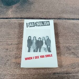 Bad English When I See You Smile Rockin Horse Cassette Single Epic Records 1989